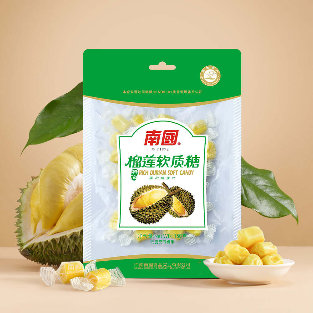 Caramelo de durian suave de fruta, 150 g