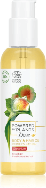Paloma alimentada por plantas Geranio