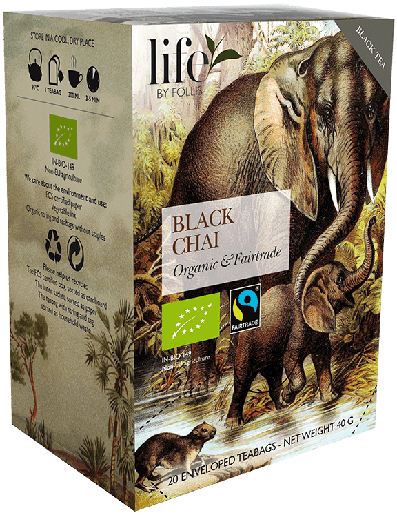 Chai Black tea Life by Follis 20 Teabags