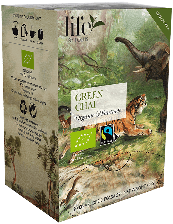 Té verde Chai Life by Follis 20 bolsitas