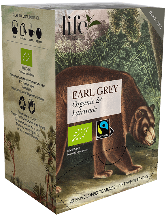 Earl Grey Black tea Life by Follis 20 Teabags