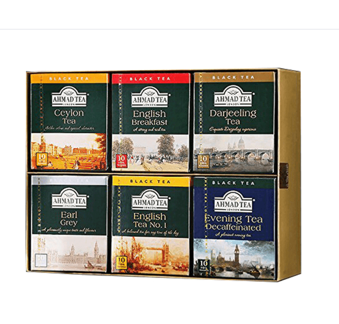 Ahmad Tea Fruit Selection of Six Black Teas 120grams