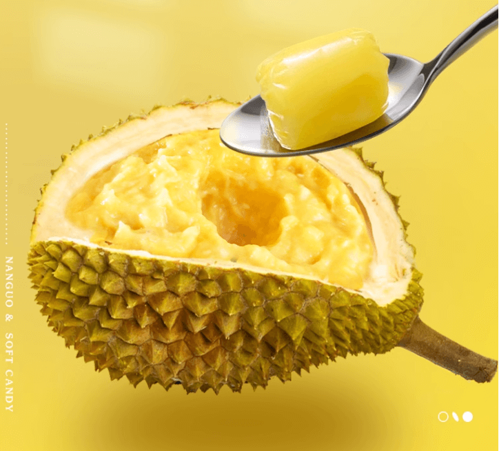 Caramelo de durian suave de fruta, 150 g