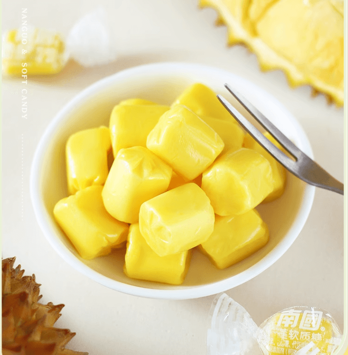 Caramelo de durian suave de fruta, 150 g