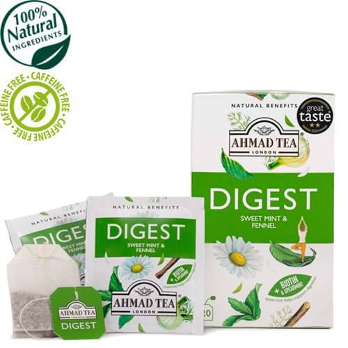 Infusión Ahmad de Menta Dulce e Hinojo "Digest" 20 bolsitas