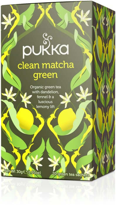 Pukka Clean Matcha Green 20 bolsitas de té