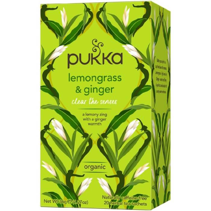 Pukka Lemongrass & Ginger 20 bolsitas de té