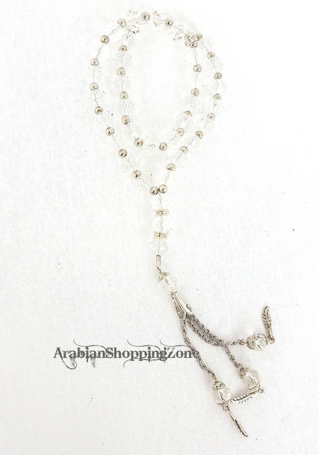 10mm Masbaha Crystal Prayer Beads 33 - Arabian Shopping Zone