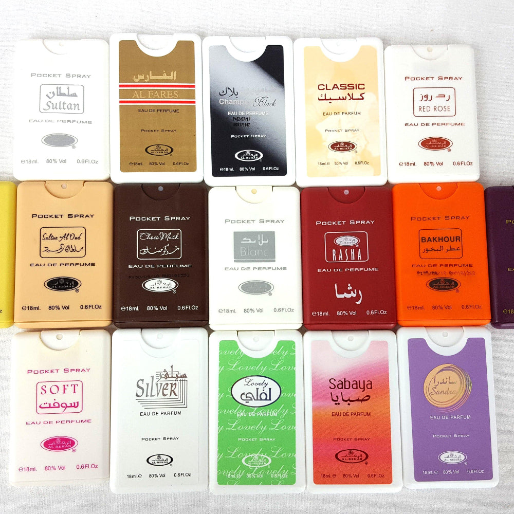 18ML Eau De Perfume Pocket Spray By AL Rehab - Arabian Shopping Zone