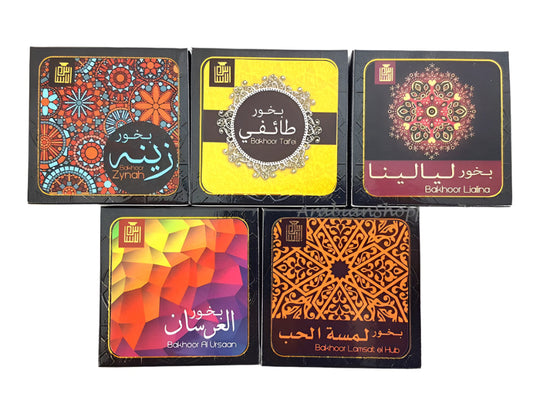 Silk Route BAKHOOR - Lialina / Lamsat / Taifei / Ursaan / Zynah INCENSE - Arabian Shopping Zone