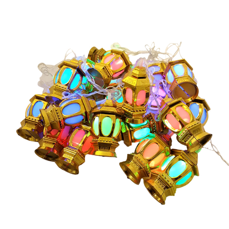 RAMADAN EID LANTERN LIGHTS 4M MULTICOLOURED STRING LIGHTS - Arabian Shopping Zone
