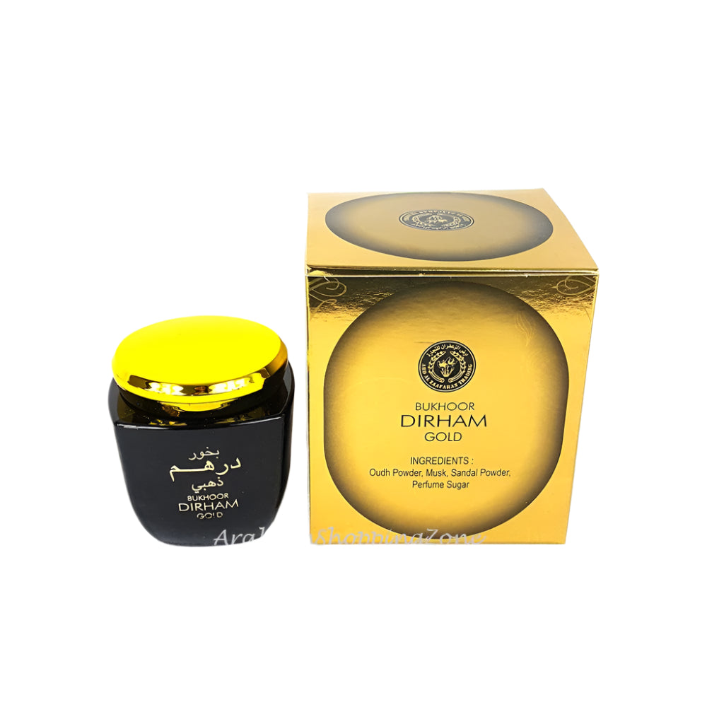 Ard AL Zaafaran Dirham Gold Bukhoor Incense 80g - Arabian Shopping Zone