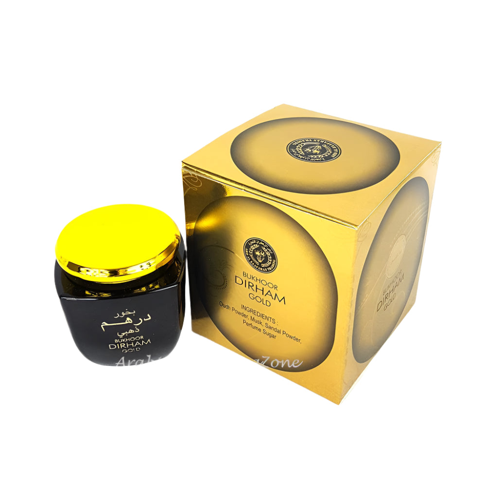 Ard AL Zaafaran Dirham Gold Bukhoor Incense 80g - Arabian Shopping Zone
