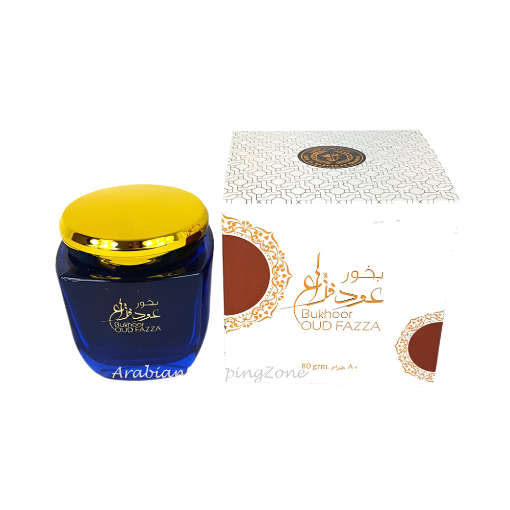 Ard AL Zaafaran OUD Fazza Bukhoor Incense 80g - Arabian Shopping Zone