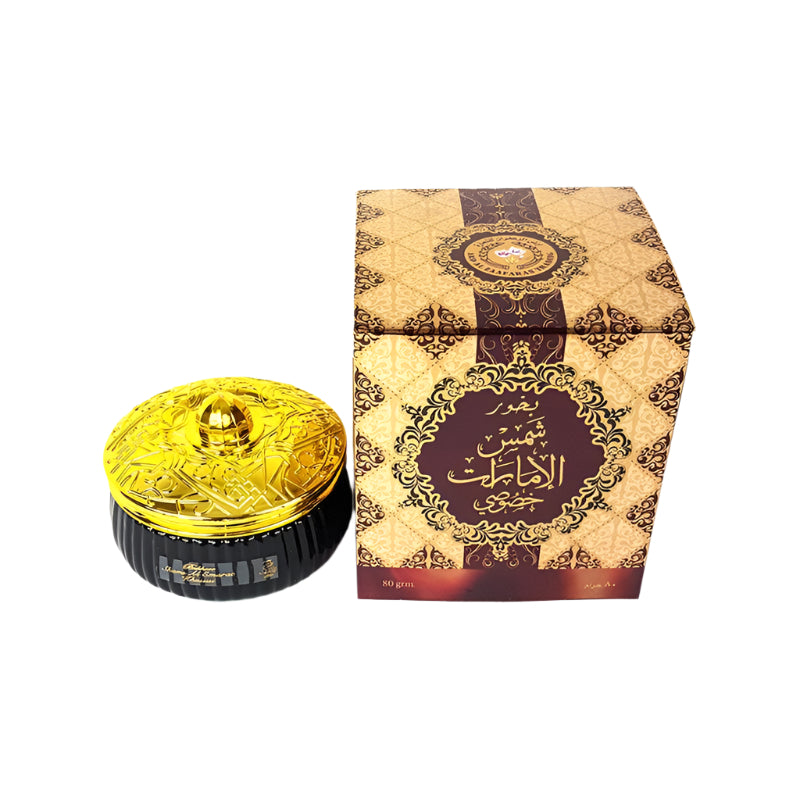 Ard AL Zaafaran Shams AL Emarat Khususi Incense UAE 80g - Arabian Shopping Zone