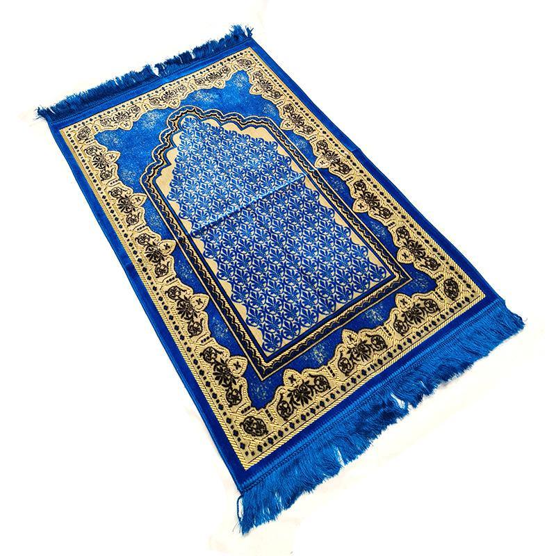 Blue Turkish PRAYER RUG Buhara options - Arabian Shopping Zone