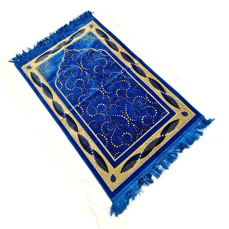 Blue Turkish PRAYER RUG Buhara options - Arabian Shopping Zone