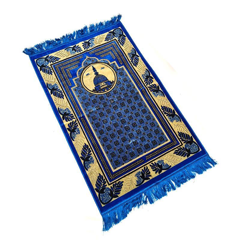 Blue Turkish PRAYER RUG Buhara options - Arabian Shopping Zone