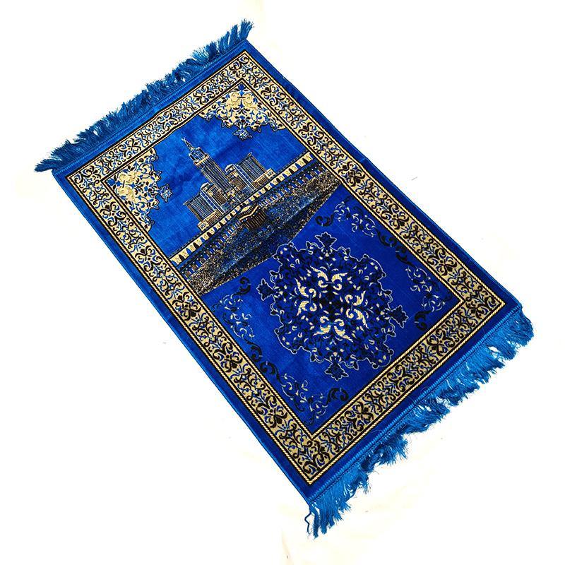 Blue Turkish PRAYER RUG Buhara options - Arabian Shopping Zone