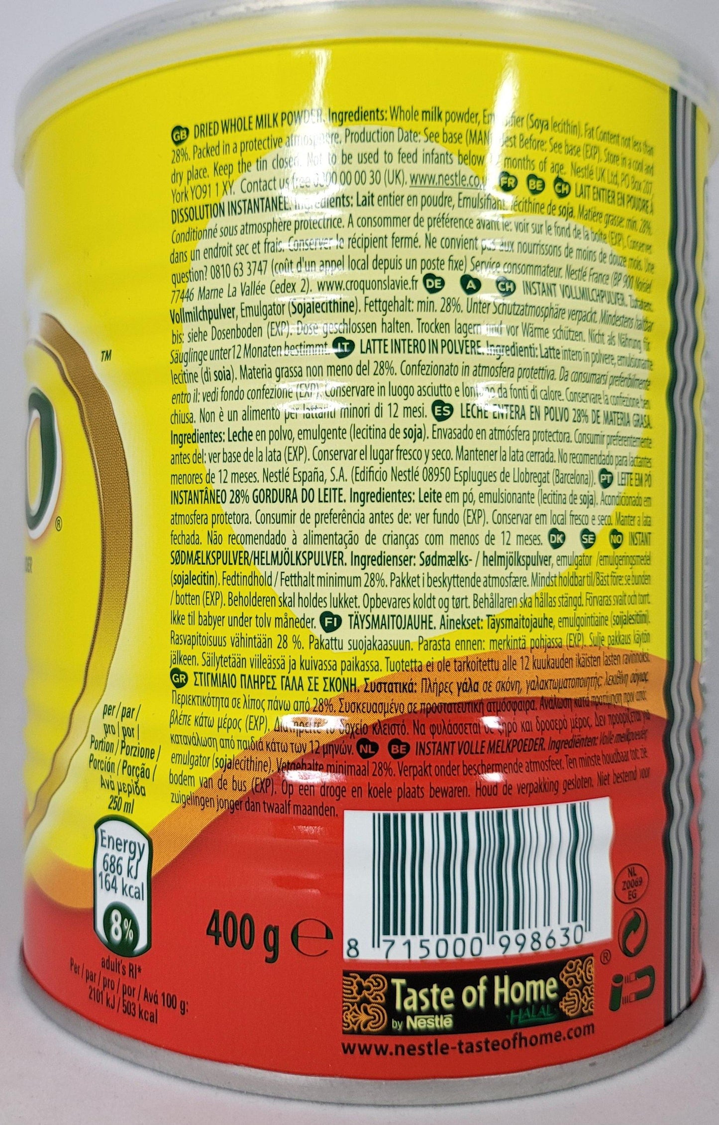 Nestle Nido Milk Powder 900g - Arabian Shopping Zone