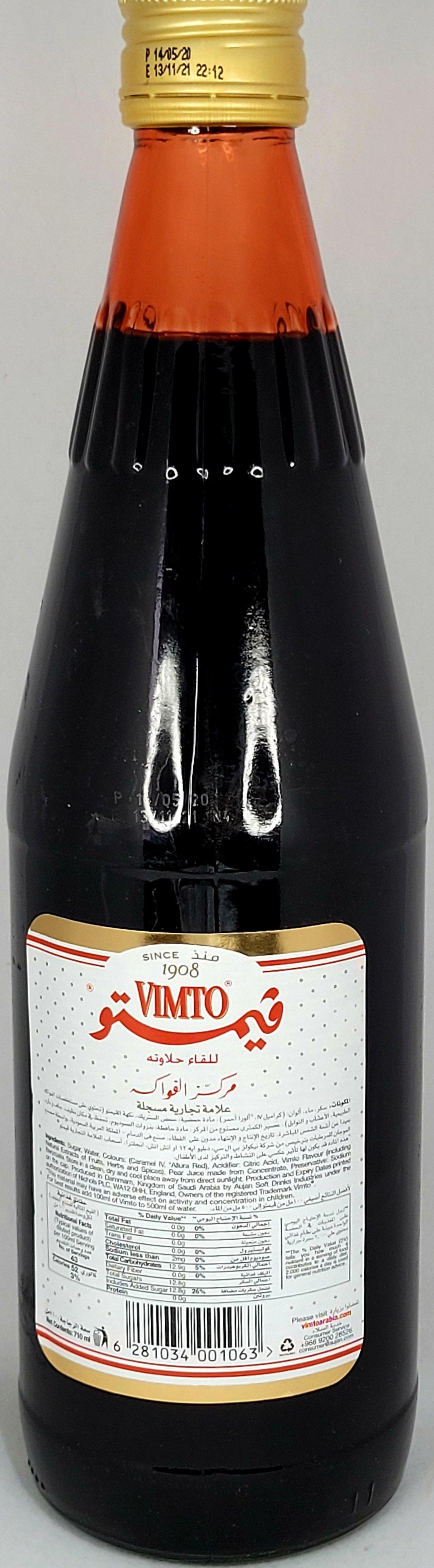 Vimto Fruits Juice 710ml - Arabian Shopping Zone