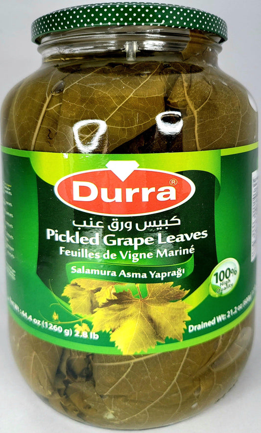 Durra Pickled Grape Leaves 1260g (600g net) - Arabian Shopping Zone