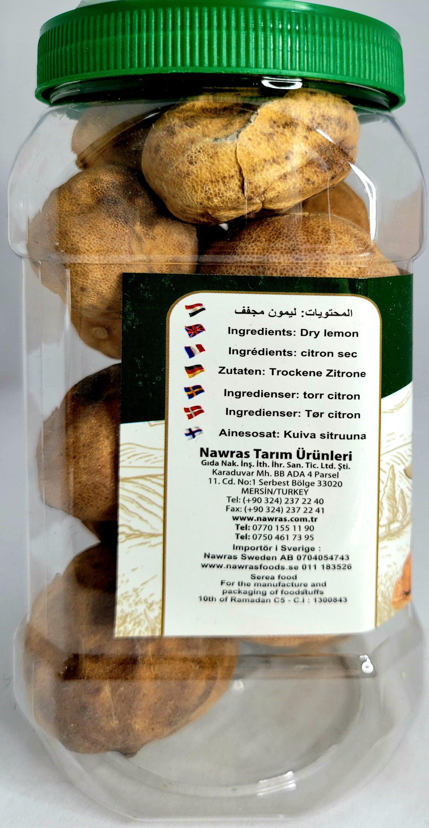 Nawras Dry Lemon in Jar 100g - Arabian Shopping Zone