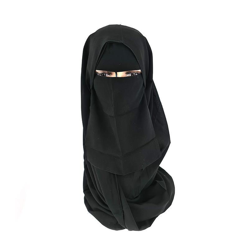 Pinless Loop to Loop Saudi Niqab - SCARF & FACE VEIL - Arabian Shopping Zone