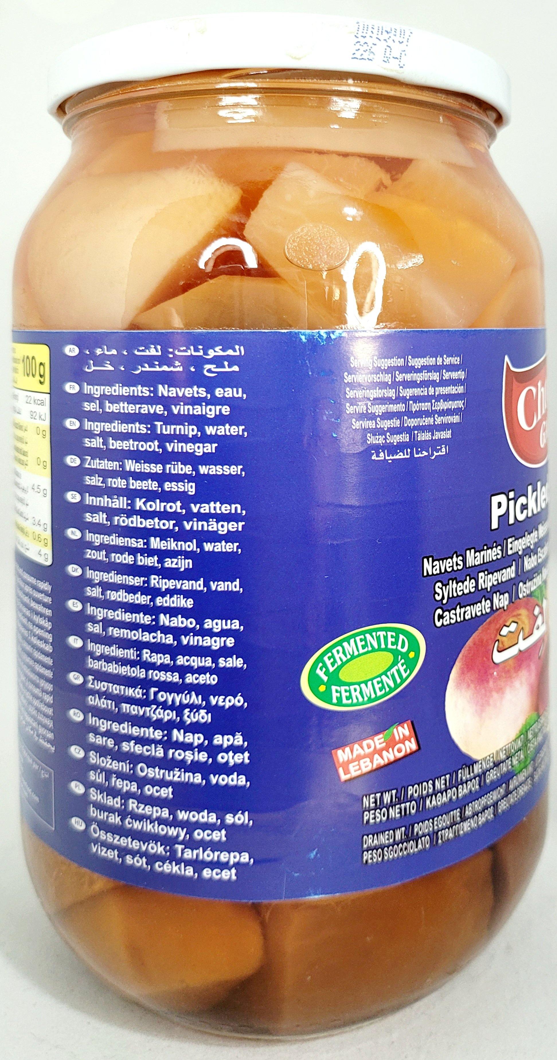 Chtoura Garden Pickled Turnips 1000g - Arabian Shopping Zone