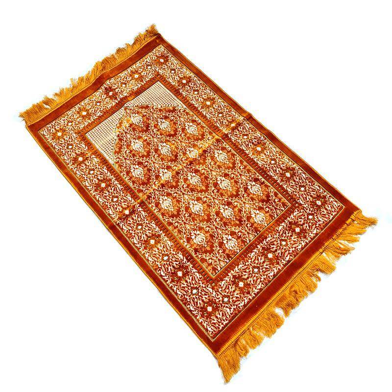 IPEC Turkish Velvet Prayer Rug- Heavy Duty - Arabian Shopping Zone