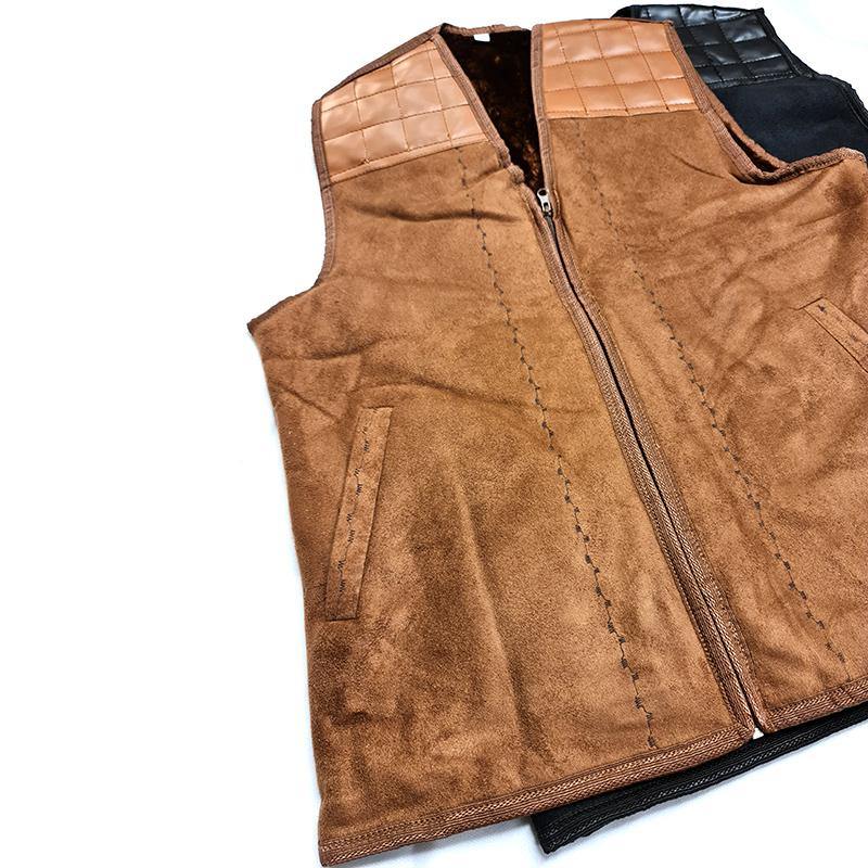 Men Winter Plus thick velvet Vest - Arabian Shopping Zone