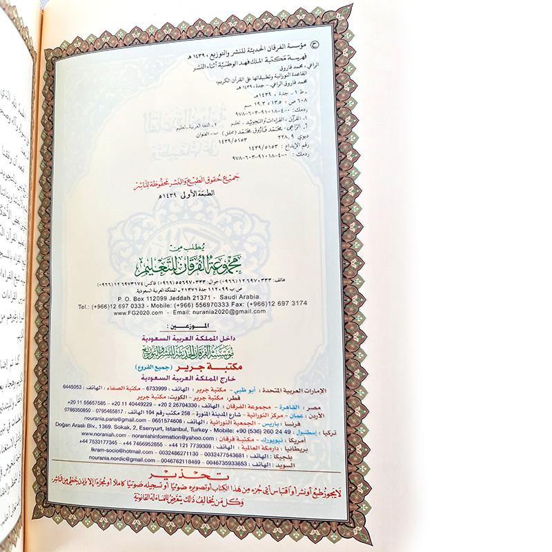 The Holy Quran 20*14cm - Arabic Text - Arabian Shopping Zone
