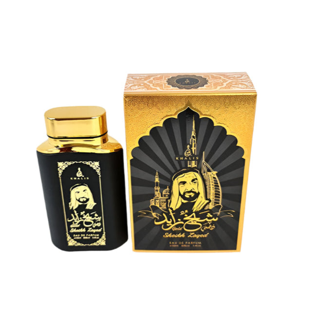 Sheikh Zayed Gold 100ml EDP Spray Perfume by Khalis - Arabian Shopping Zone