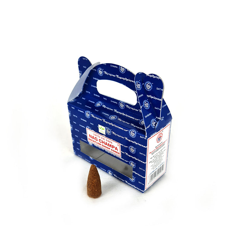 Conos Dhoop de reflujo Satya Nag Champa