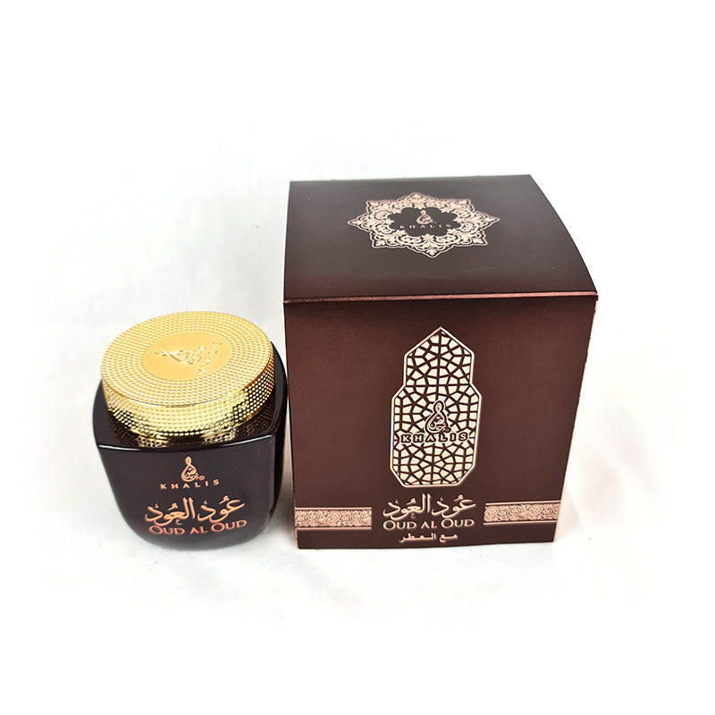 Oudh Khalis UAE Incienso Bakhoor Árabe Oud Fragancia 50g