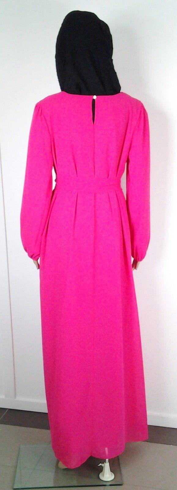 Chiffon Kaftan Islamic Abaya Jilbab Long Sleeve HSZ2001 (US14/16EU44/46UK18/20) - Arabian Shopping Zone