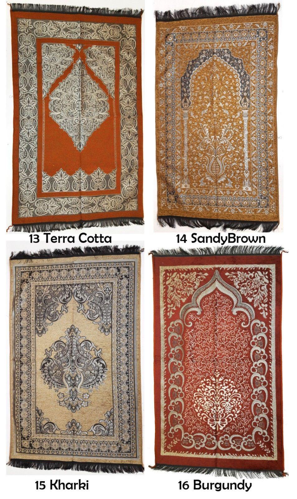 NEW CHENILLE Turkish Islamic Prayer Rug-CARPET-Mat Namaz Salat Musallah - Arabian Shopping Zone