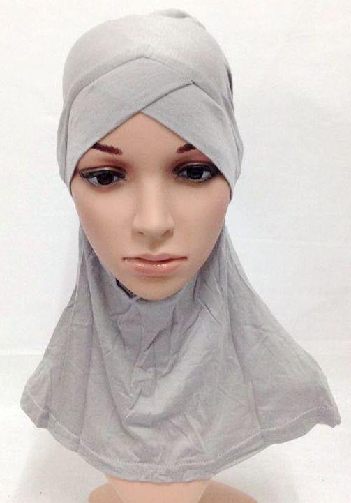 V-Shape Modal Cotton Muslim Women Inner Hijab Caps Islamic Underscarf - Arabian Shopping Zone