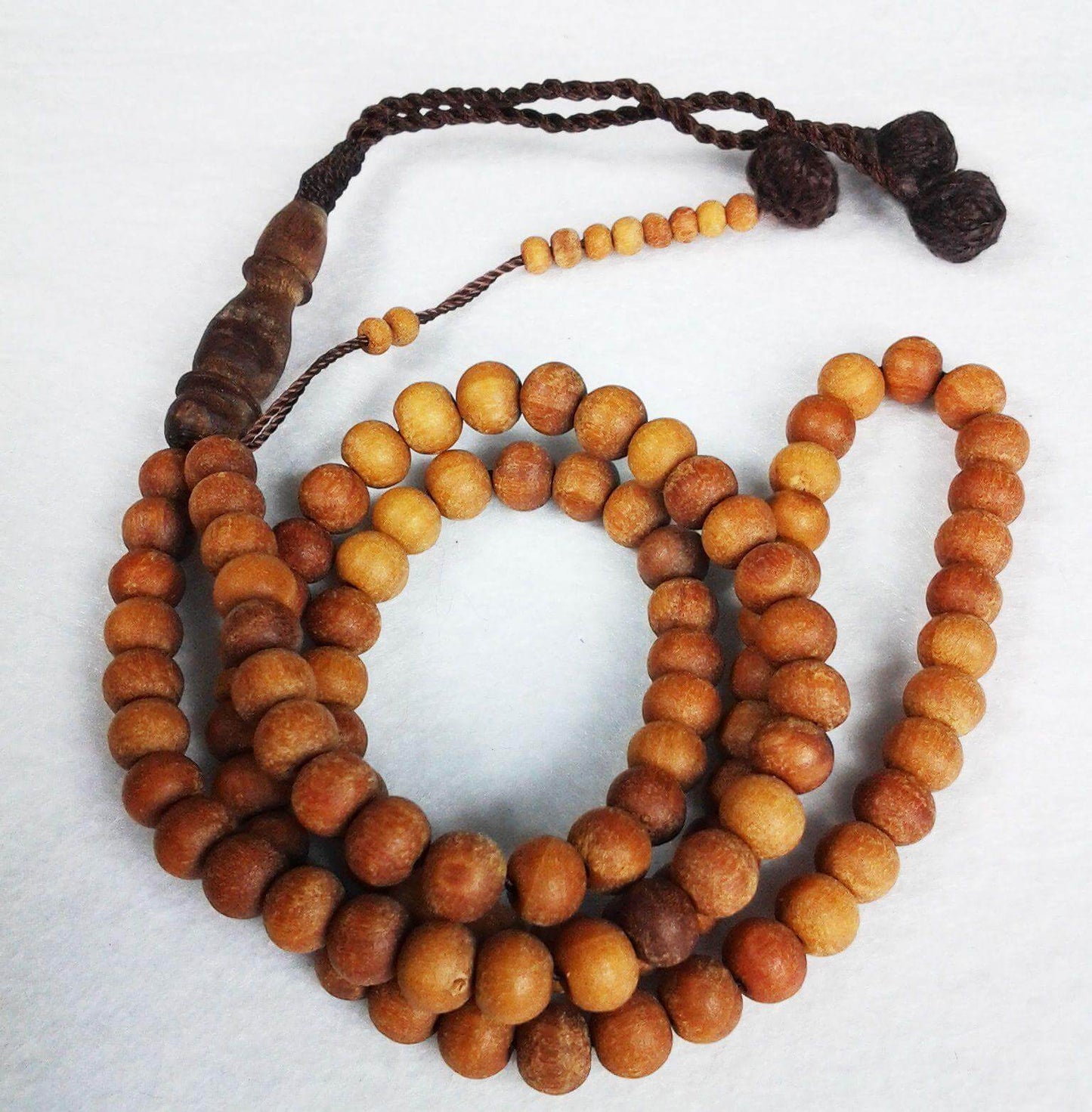 Natural Sandalwood Islam Muslim Prayer Beads 99 Masbaha 8mm Smell-so-good - Arabian Shopping Zone