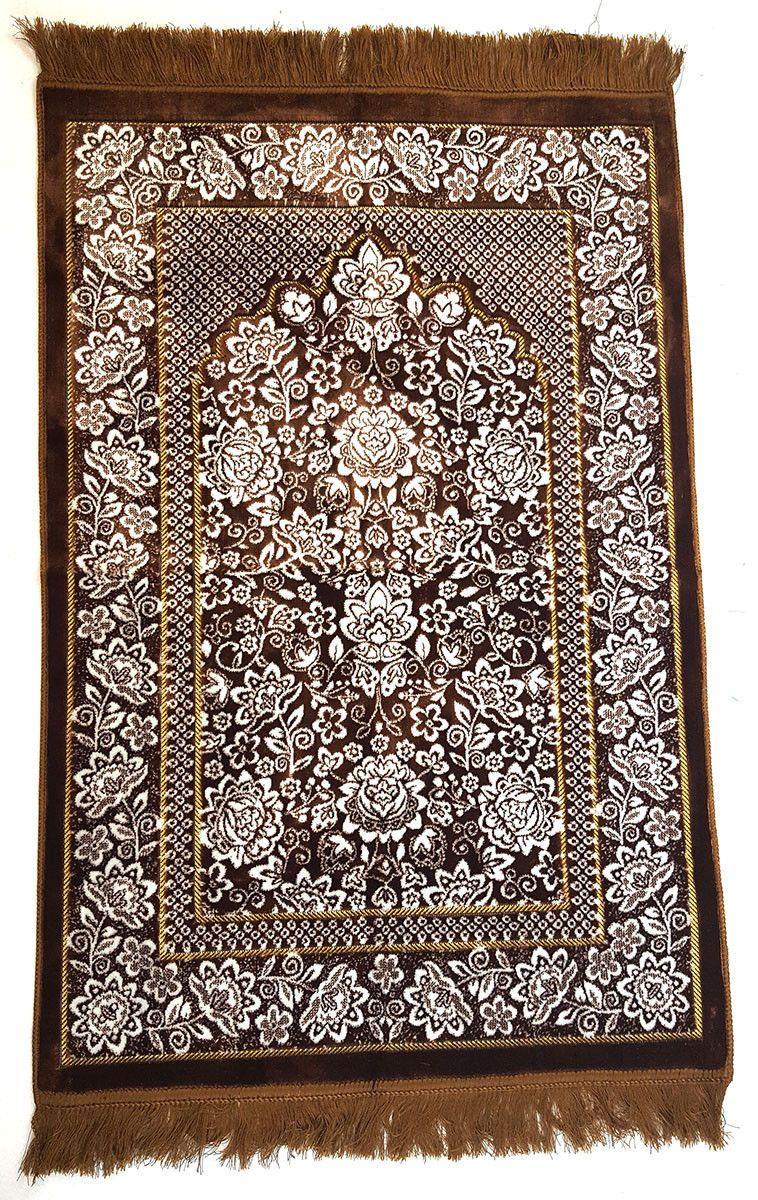 Turkish Soft Islamic Muslim Prayer Rug Namaz Carpet 1.65lbs (43*27inch) - Arabian Shopping Zone