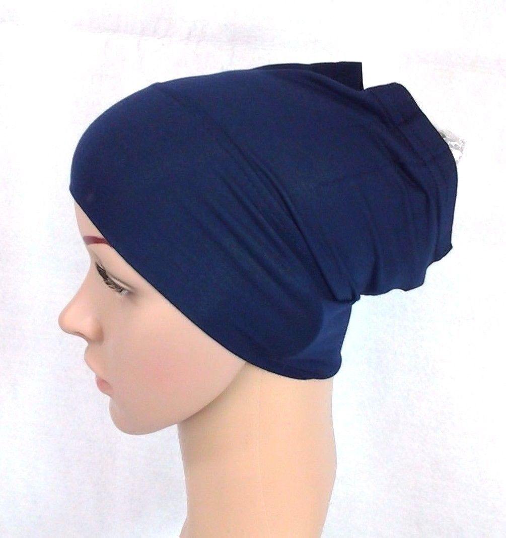 Cotton UnderHijab Scarf Shawl Slip on Bonnet Hijab Tube Hair Loss (12 colors) - Arabian Shopping Zone