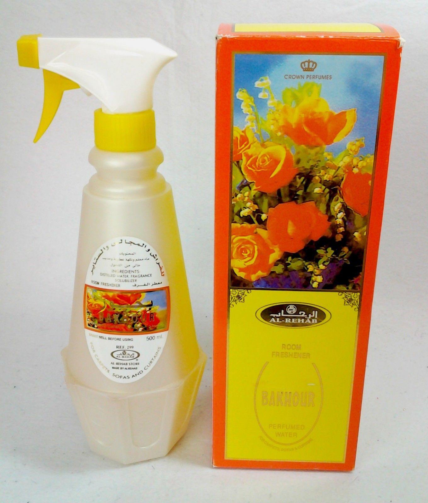 AL Rehab Room Freshener Spray 500ML Arab Fragrance Water Base 25 Types - Islamic Shop