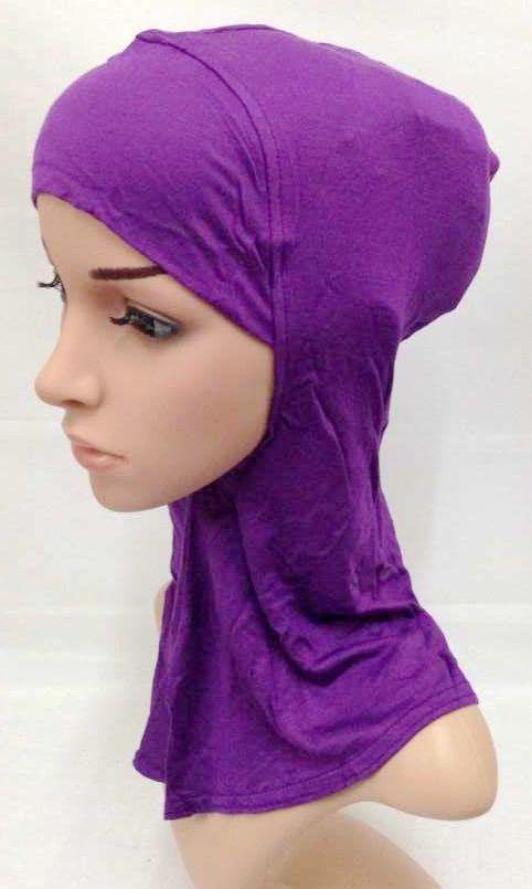 Women's Under Scarf Hat Cap Bone Bonnet Hijab Islamic Neck Cover Muslim - Arabian Shopping Zone