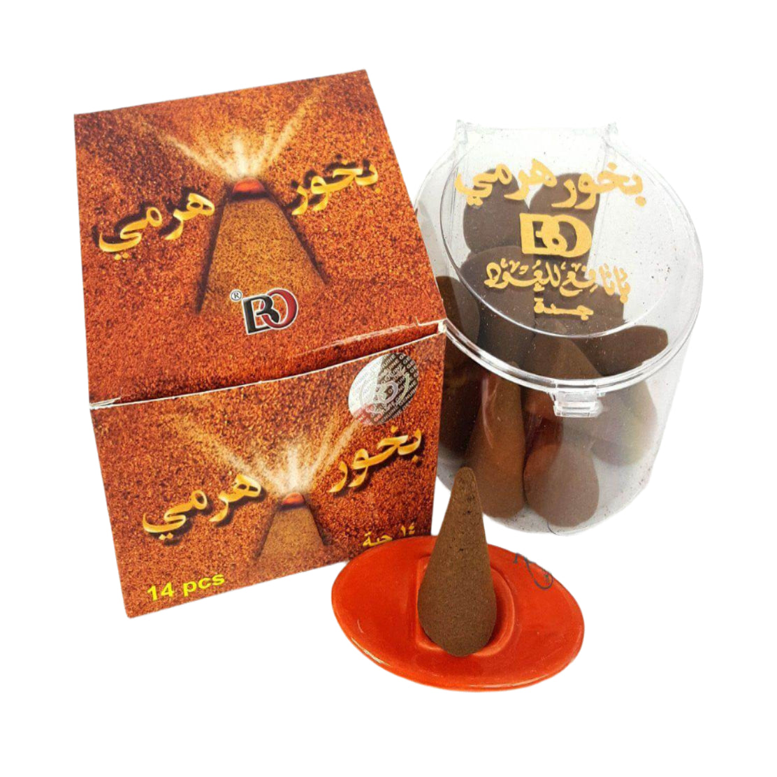 Arabian Incense Haramy BAKHOOR - BANAFA OUD (14/12 cones plus Burner) - Islamic Shop