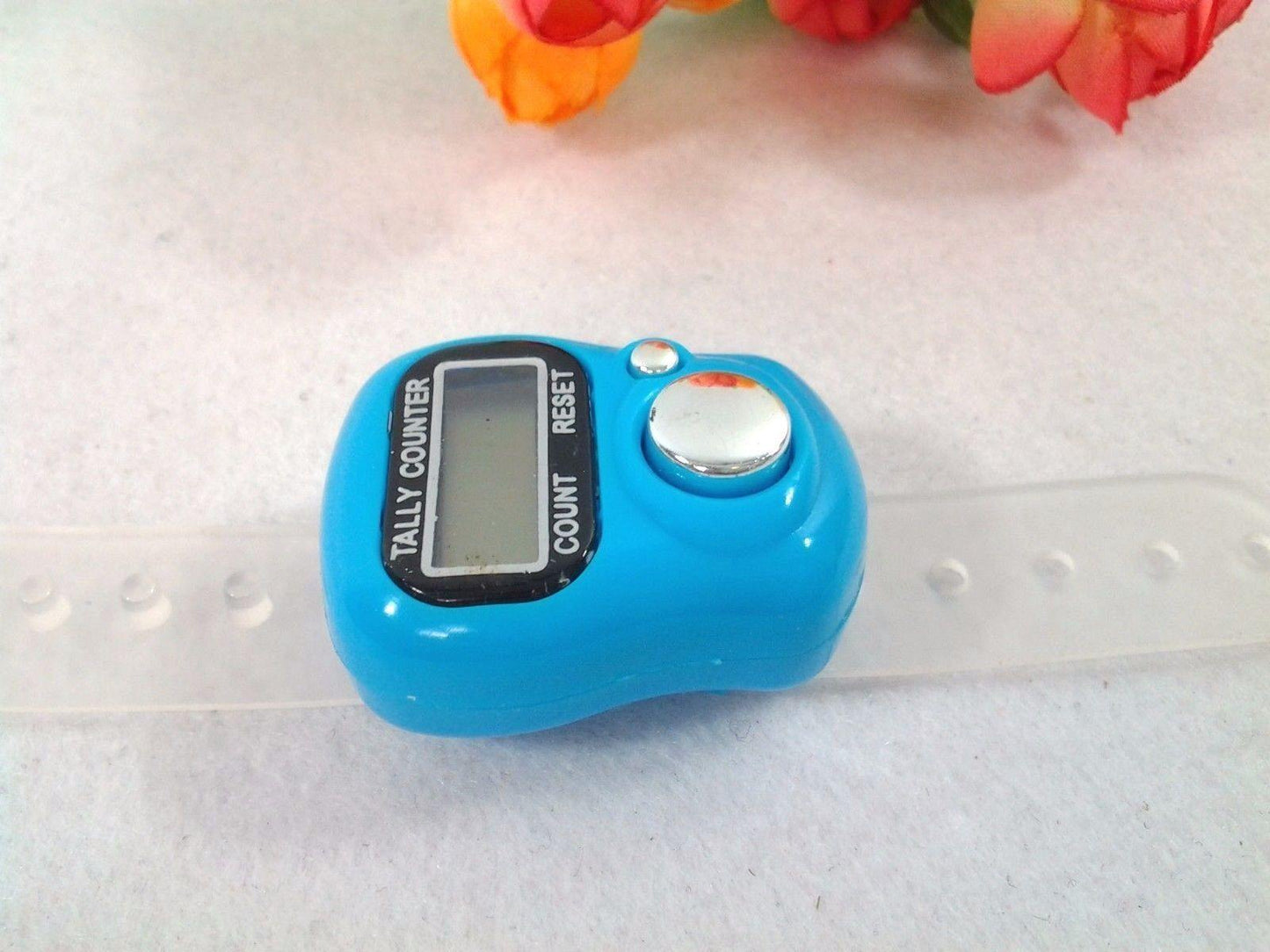 12-color-option Finger Hand Held Digital 5-Digit LCD Tally Counter Tasbeeh - Islamic Shop