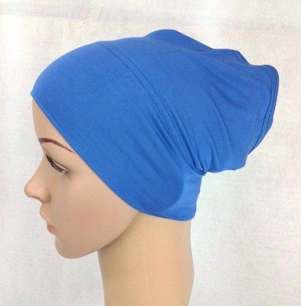 Cotton UnderHijab Scarf Shawl Slip on Bonnet Hijab Tube Hair Loss (12 colors) - Arabian Shopping Zone