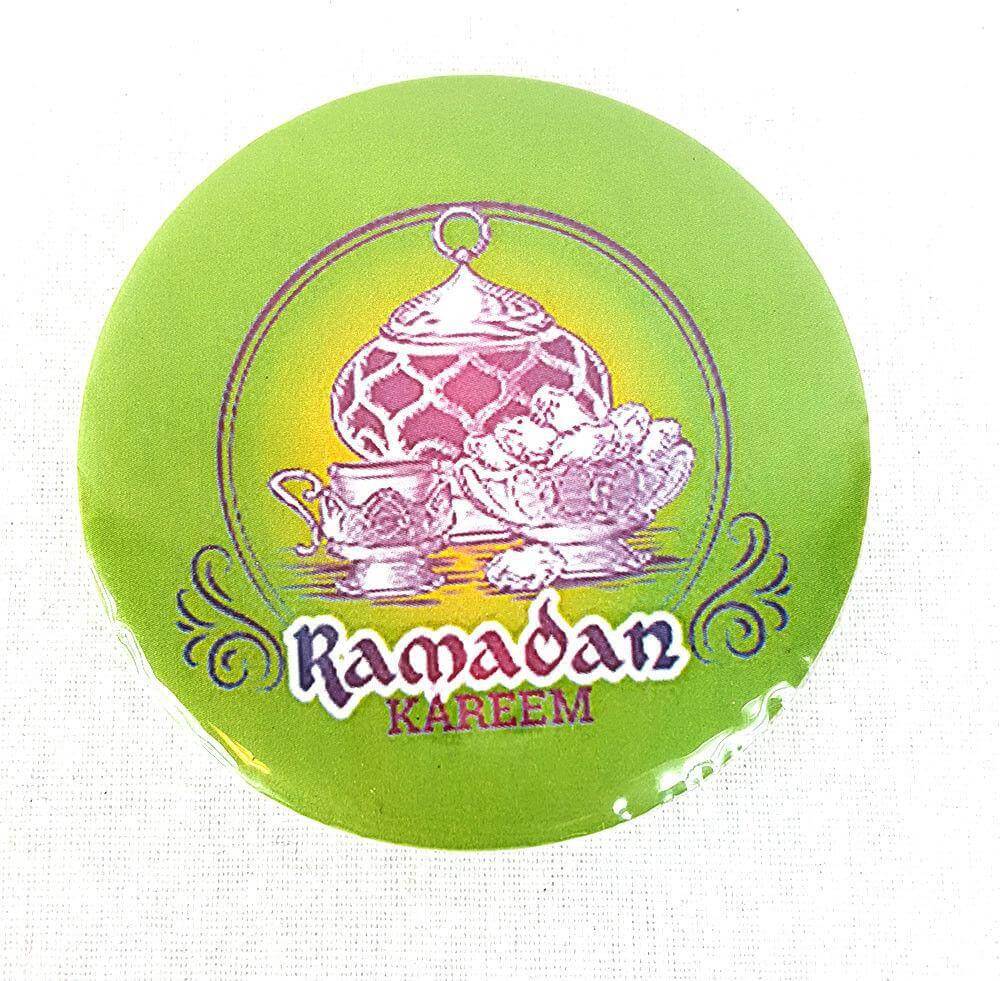 Muslim BADGE BUTTON PIN "Eid Mubarak" (Big Size 2.25inch/58mm) ISLAM GIFT - Arabian Shopping Zone