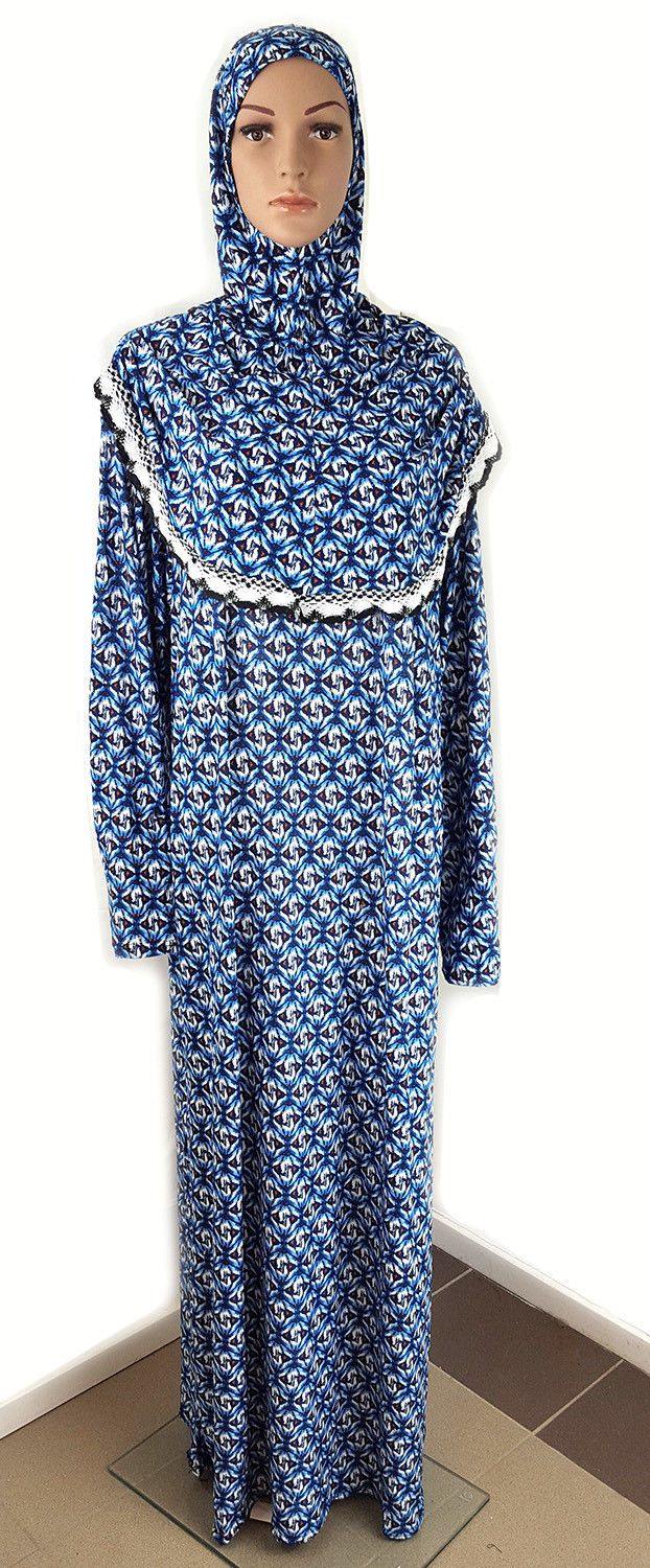 Muslim Islamic Galabeya Isdal Kaftan Gilbab Prayers Izdal Abaya Hijab Dress Eid - Arabian Shopping Zone