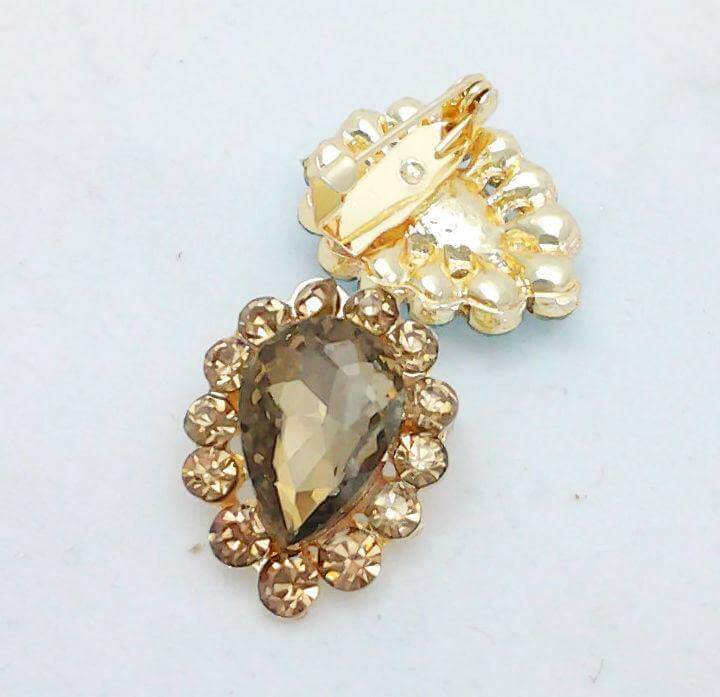 New Islamic Beautiful Brooch Hijab Scarf Hat SaftyPin Rhinestones 1.5-2cm - Arabian Shopping Zone
