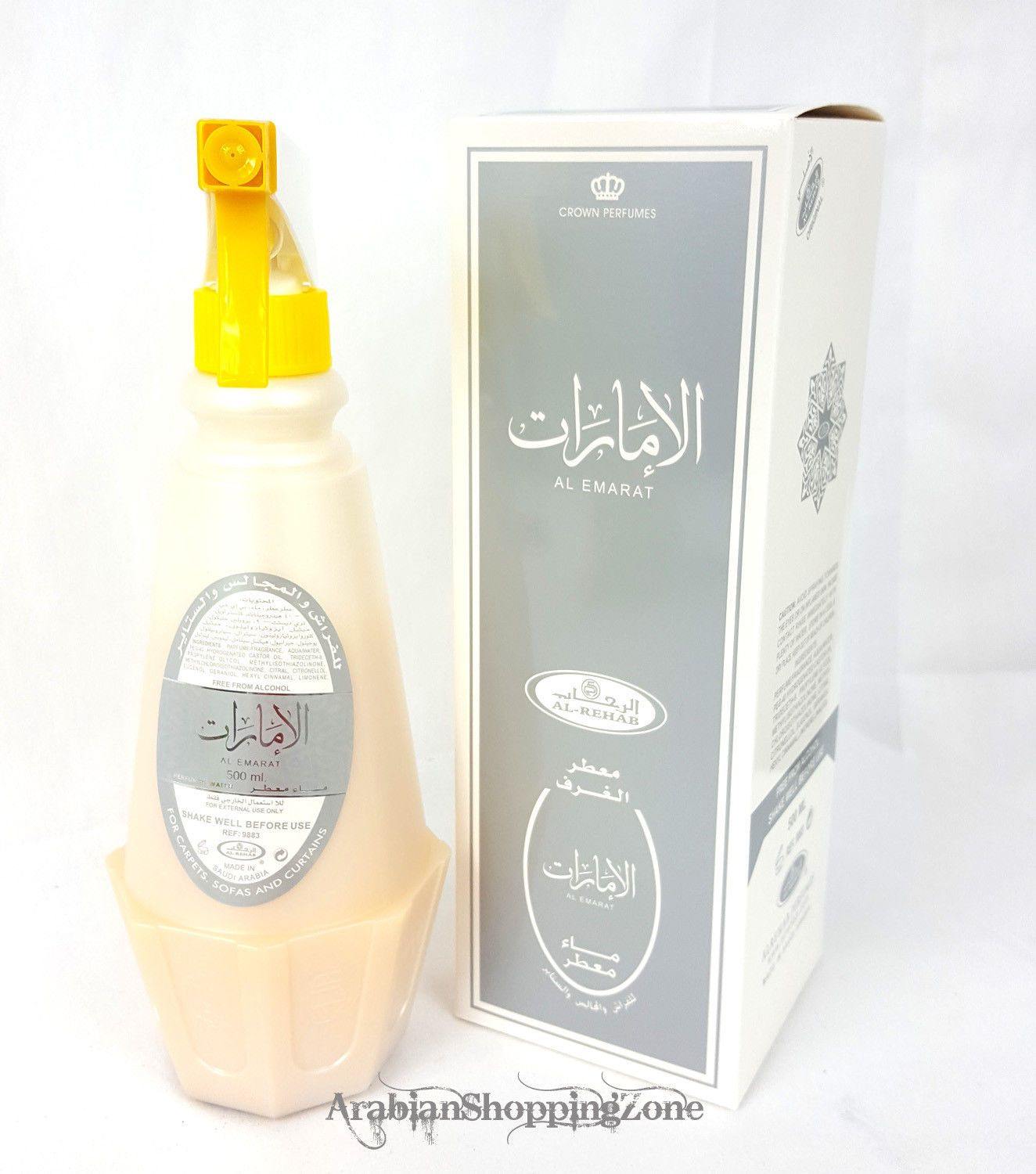 AL Rehab Room Freshener Spray 500ML Arab Fragrance Water Base 25 Types - Islamic Shop